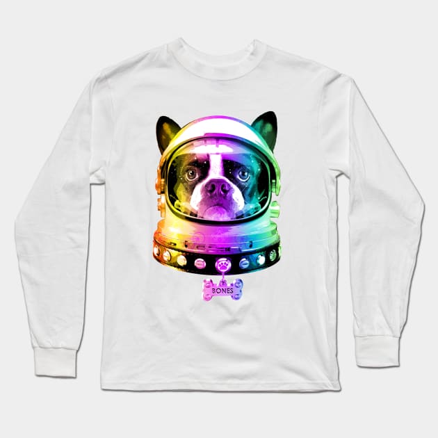 Space Dog Long Sleeve T-Shirt by BeeryMethod